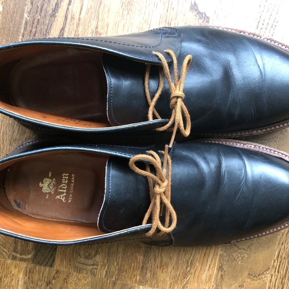 Alden Chukka Boots Size 9 B/D Smooth Matte Black Leather - Picture 2 of 13